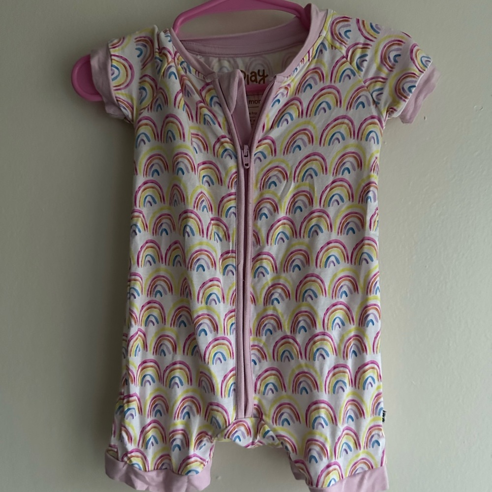 Little Sleepies Play Rainbow Onesie